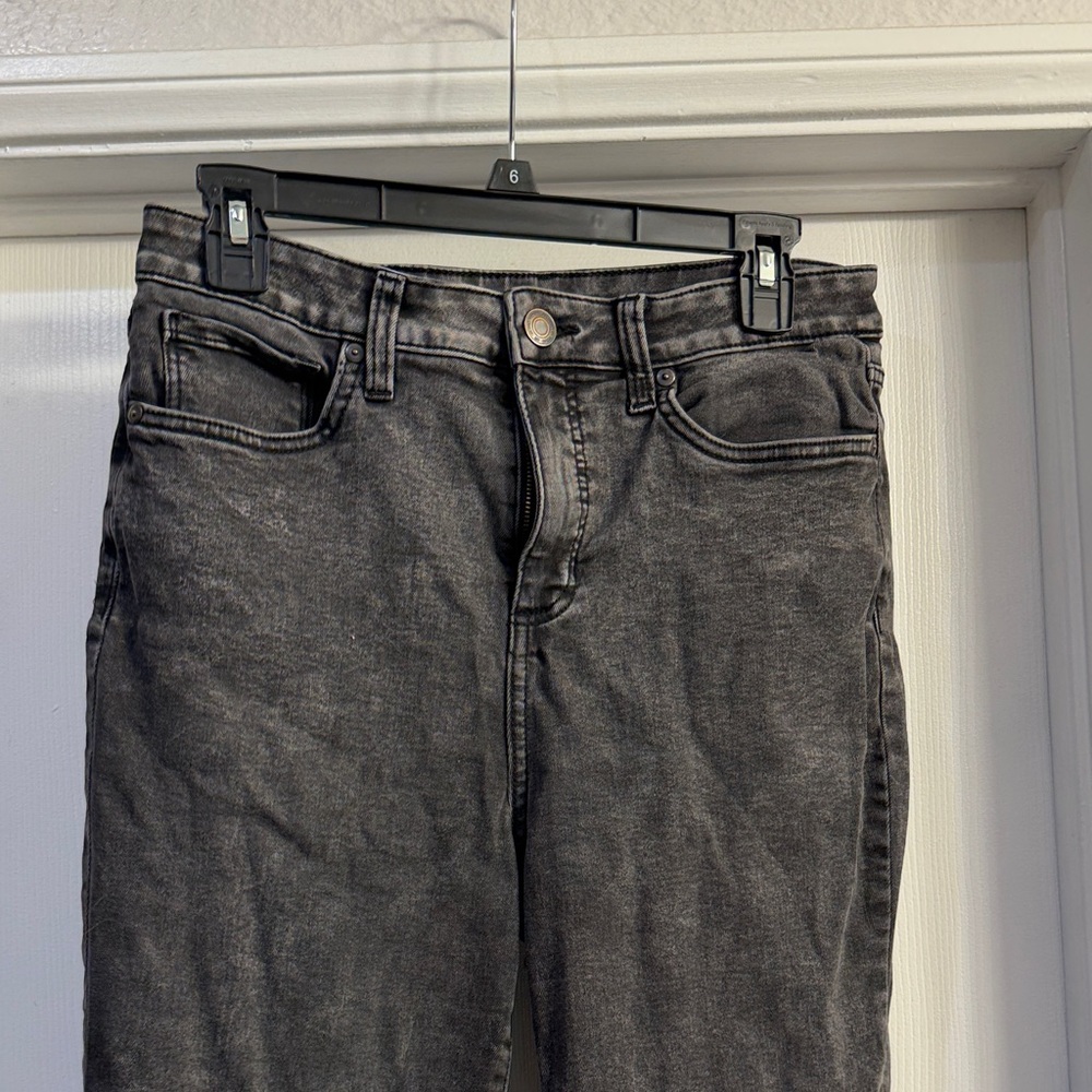 LC Lauren Conrad Women's Charcoal Straight Leg Jeans